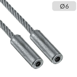 Liny nośne 6mm zakończenie typu 440REGL