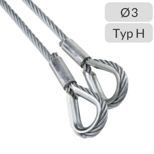 Liny nośne do bram o prowadzeniu wysokim typu H