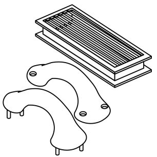 Uchwyty rączki kratki wentylacyjne