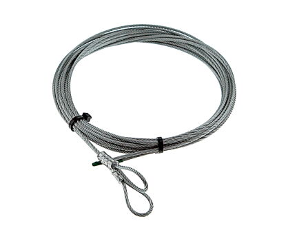 Liny stalowe ocynkowane 3mm L=5000mm typ O zestaw do bramy PerfektSklep nr kat. LS-2*3x5000O