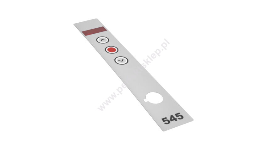 Folia przycisków sterowania 545 do napędów WA500 bramy segmentowej Hormann nr kat. 4514326