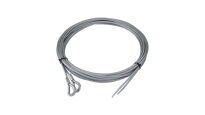 Komplet lin stalowych ocynkowanych 3mm L=4000mm zakończonych kauszą nr kat. K-3-6x19-4 - 2