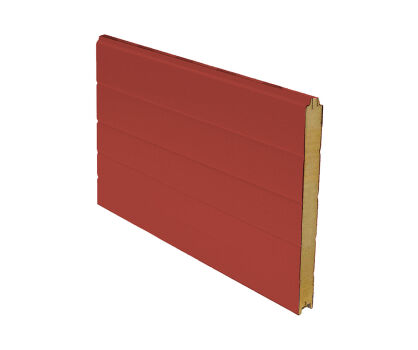 Panel przemysłowy symetryczny 4540*500*40mm RAL 3000/9010 Tecsedo