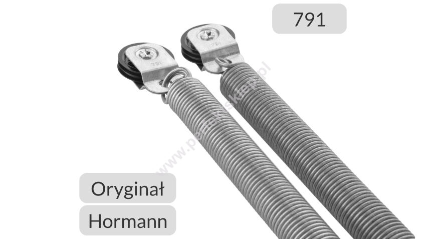 Sprężyny naciągowe do bramy IsoMatic typ 791 - ORYGINAŁ Hormann nr kat. 4012530
