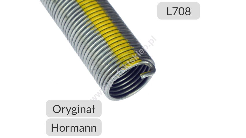 Sprężyna do bramy garażowej, L708 / L27 - Oryginał Hormann nr kat. 3051919