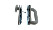 Klamko-gałka z szyldem o rozstawie 72mm ECO Schulte nr kat. 303047003774012