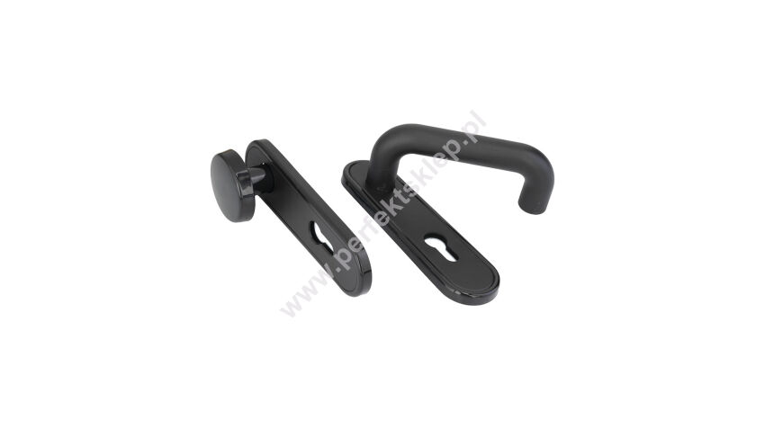 Gałko-klamka z szyldem o rozstawie 72mm ECO Schulte nr kat. 5030025551