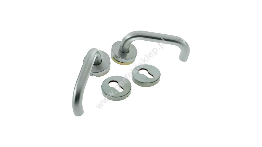 Klamka z rozetą okrągłą 54mm ECO Schulte nr kat. 101981104674012