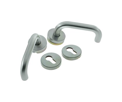 Klamka z rozetą okrągłą 54mm ECO Schulte nr kat. 101981104674012