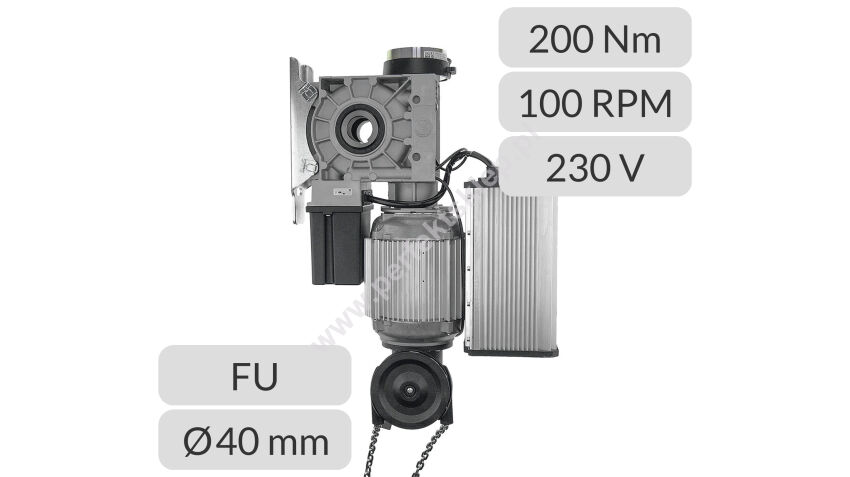 Napęd nasadowy SI 20.100-40,00 FU DES KNH Gfa Elektromaten nr kat. 10004227 DES KNH