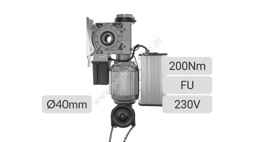 Napęd nasadowy SI 20.100-40,00 FU DES KNH Gfa Elektromaten nr kat. 10004227