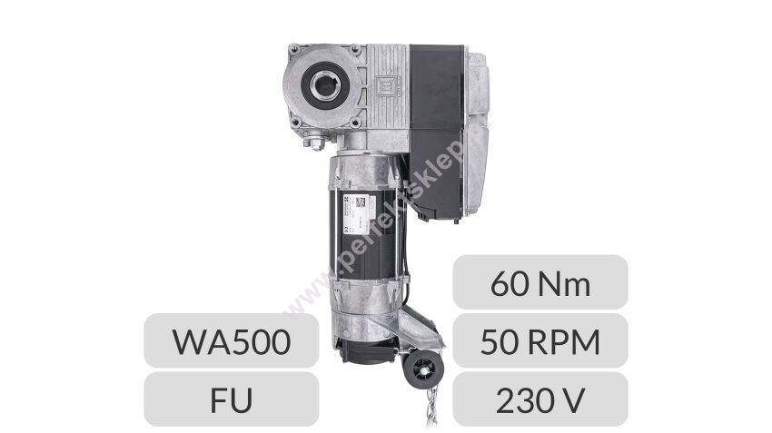 Napęd osiowy nasadowy WA500FU 50RPM 60Nm 230V Hormann nr kat. 4514101