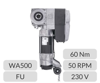 Napęd osiowy nasadowy WA500FU 50RPM 60Nm 230V Hormann nr kat. 4514101