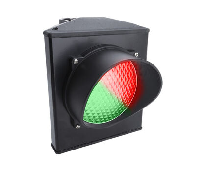 Semafor sygnalizator dwukolorowy LED 230V AC/DC Ø 124mm z uchwytem montażowym Apollo Stagnoli nr kat. ASF50L1RV230-01