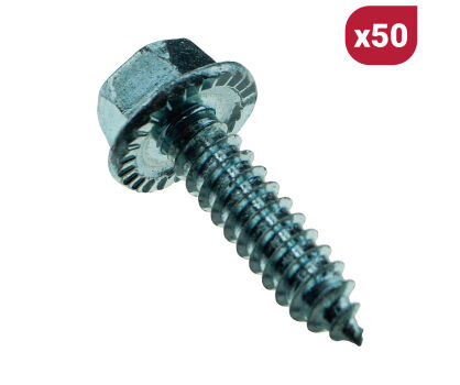 Zestaw 50 blachowkrętów podkładkowych 6,3*25mm nr kat. 1055BVx50