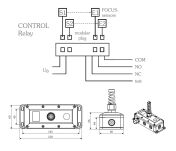 Puszka połączeniowa FOCUS CONTROL REL wyjście NC/NO Witt Sensoric nr kat. 316269