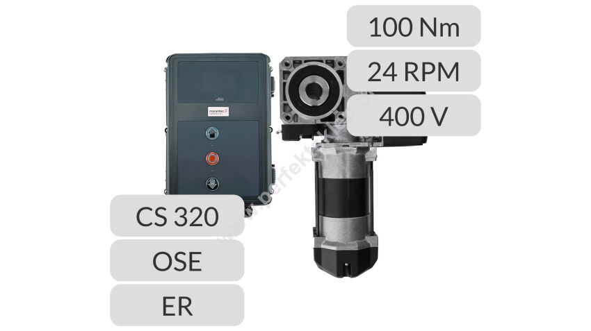 Napęd nasadowy STA 1-10-24 E CS320 LCD OSE SZYBKIE ROZRYGLOWANIE Marantec nr kat. 197126