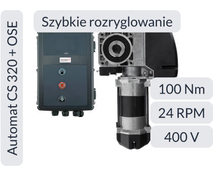 Napęd nasadowy STA 1-10-24 E CS320 LCD OSE Marantec nr kat. 197126 SZYBKIE ROZRYGLOWANIE
