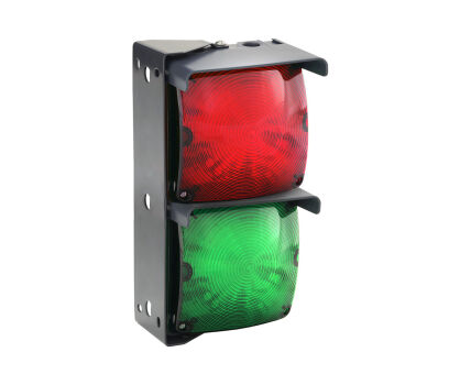 Semafor sygnalizator świetlny LED 24-230V AC/DC CZERWONY+ZIELONY Quadra-Lux Geba nr kat. 905.SLSL.20
