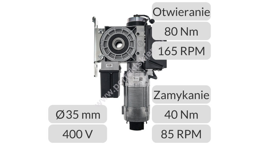 Napęd do bramy szybkobieżnej SI 4/8.85/165-35,00 Crawford Cardo Door Gfa Elektromaten nr kat. 10002881 NES NHK