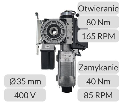 Napęd nasadowy SI 4/8.85/165-35,00 NES NHK Crawford Assa Abloy Gfa Elektromaten nr kat. 10002881