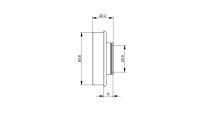 Łożysko typ BLG do podpór wału 25,4mm Flexi Force nr kat. USA-BLG