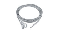 Komplet lin stalowych ocynkowanych 4mm L=5500mm zakończonych kauszą nr kat. K-4-19x7-5,5