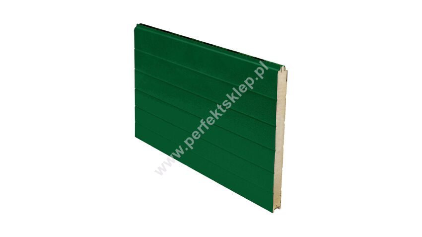 Panel przemysłowy symetryczny 5040*610*40mm RAL 6005/9010 Tecsedo