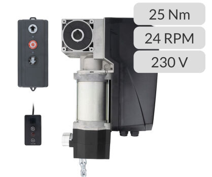 Napęd przemysłowy VTA 14-61 KE z silnikiem prądu stałego i sterowaniem Marantec