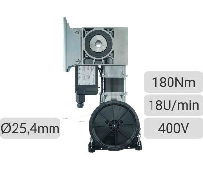Napęd do bram krat rolowanych MDF 20-18-18 KE z enkoderem AWG Marantec