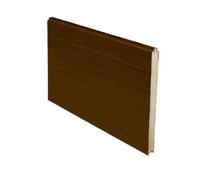 Panel przemysłowy symetryczny 4540*610*40mm RAL 8014/9010 Tecsedo