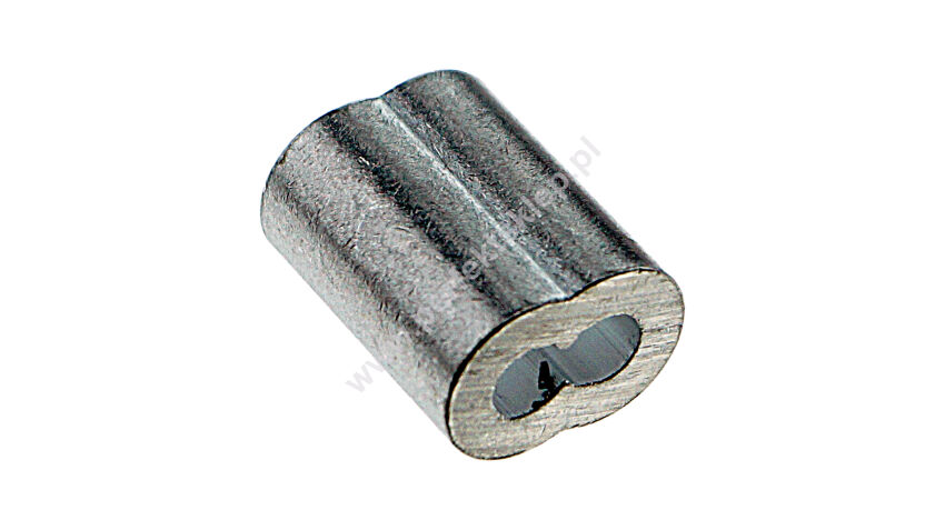 Zacisk liny nośnej 3mm aluminiowy owalny Flexi Force nr kat. 511