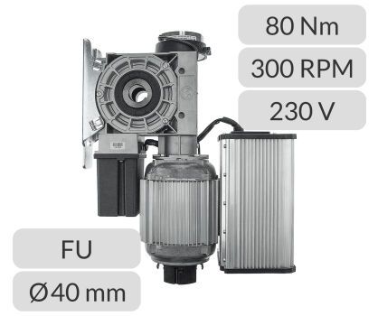 Napęd nasadowy SI 8.300-40,00 FU DES NHK Gfa Elektromaten nr kat. 10008108 10011