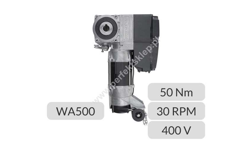 Napęd osiowy nasadowy WA500 30RPM 50Nm 400V Hormann nr kat. 4514127