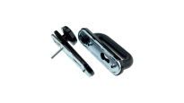 Klamko-gałka z szyldem o rozstawie 72mm ECO Schulte nr kat. 303137000275012