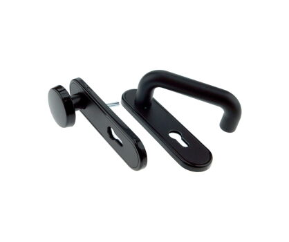 Klamko-gałka z szyldem o rozstawie 72mm ECO Schulte nr kat. 303137000275012