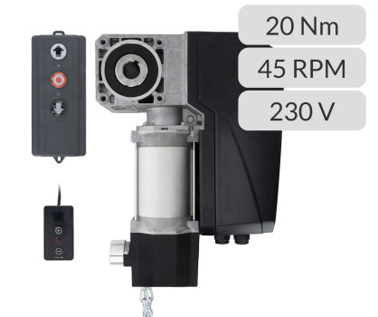 Napęd przemysłowy VTA 11-32 KE z silnikiem prądu stałego i sterowaniem Marantec