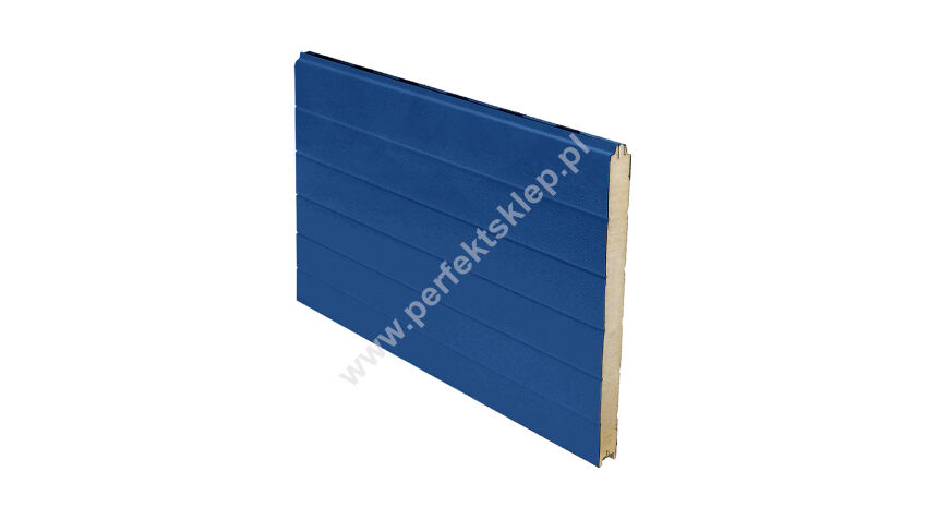 Panel przemysłowy symetryczny 5040*610*40mm RAL 5010/9010 Tecsedo