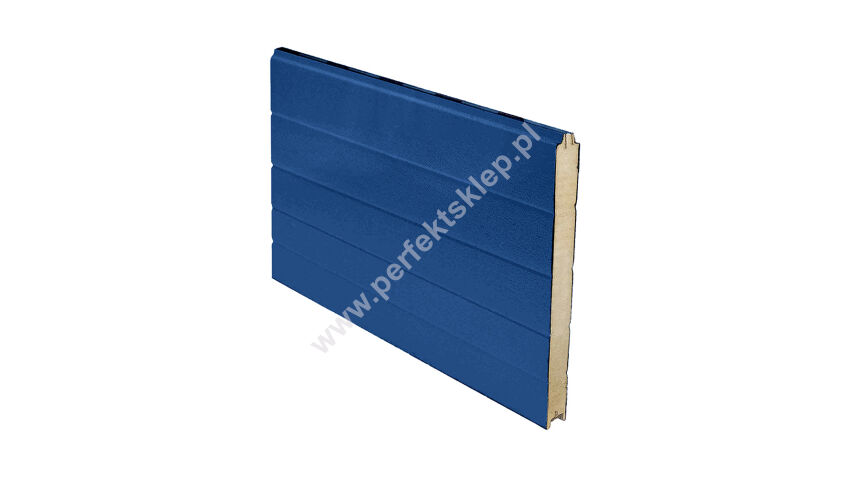 Panel przemysłowy symetryczny H=500 RAL 5010/9010 Tecsedo cena metra bieżącego