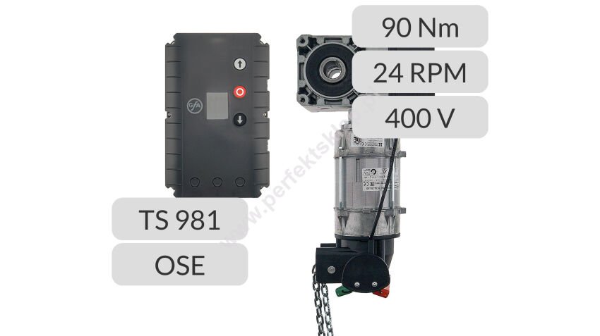 Napęd nasadowy SE 9.24-25,40 DES SK TS 981 OSE Gfa Elektromaten nr kat. 14401122981 ZESTAW AUTOMAT


