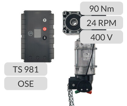 Napęd nasadowy SE 9.24-25,40 DES SK TS 981 OSE Gfa Elektromaten nr kat. 14401122981 ZESTAW AUTOMAT