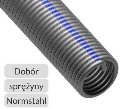 Dobór sprężyny lewoskrętnej do bram garażowych Normstahl