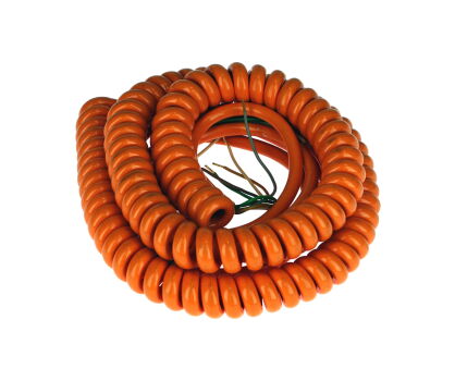 Przewód spiralny 5*0,50mm² 250mm+750mm+1500mm 4 krotne wydłużenie NICE nr kat. 920081155516