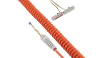Przewód spiralny 5*0,5mm² 200mm+800mm+1400mm 4-krotne wydłużenie MFZ Ovitor Marantec nr kat. 150802