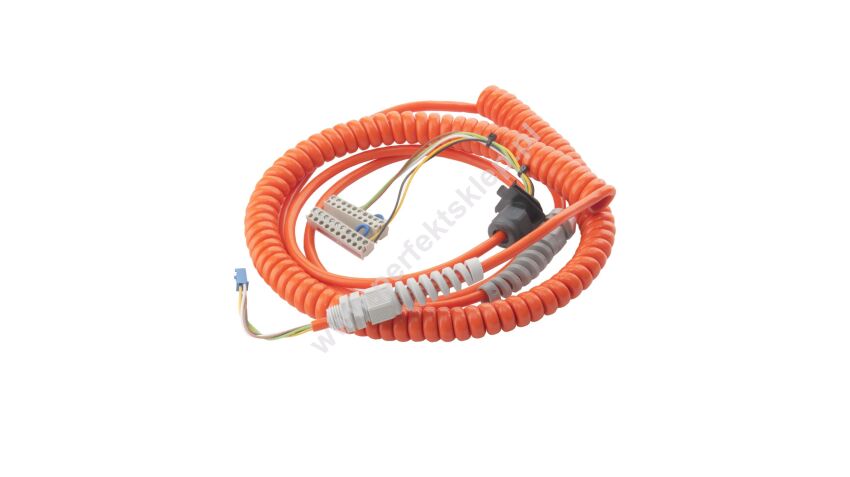 Przewód spiralny 5*0,5mm² 200mm+800mm+1400mm 4-krotne wydłużenie MFZ Ovitor Marantec nr kat. 150802