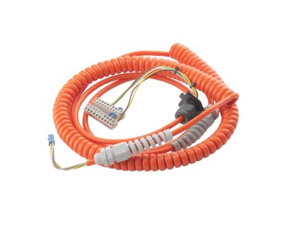 Przewód spiralny 5*0,5mm² 200mm+800mm+1400mm 4 krotne wydłużenie MFZ Ovitor Marantec nr kat. 150802