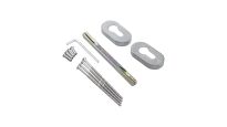 Klamka z rozetą owalną 64x34mm ECO Schulte nr kat. 101981004674012