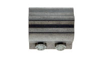 Łącznik wału L=70mm nieregulowany aluminiowy 2 śruby wał 35mm typ Crawford
