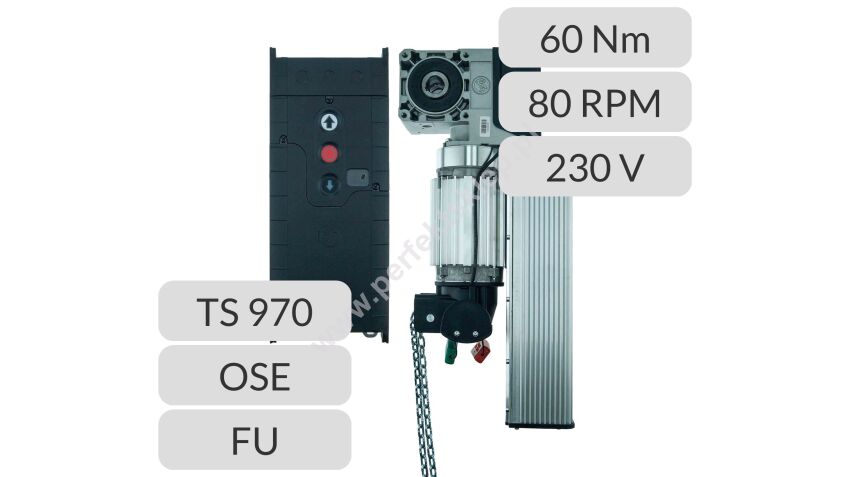 Napęd nasadowy SE 6.80-25,40FU DES SK TS 970 OSE Gfa Elektromaten nr kat. 14401306 ZESTAW AUTOMAT