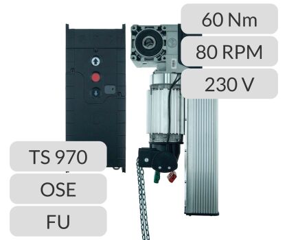 Napęd nasadowy SE 6.80-25,40FU DES SK TS 970 OSE Gfa Elektromaten nr kat. 14401306  ZESTAW AUTOMAT